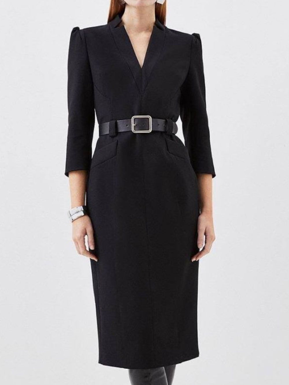 Karen Millen Belted Forever Midi Dress